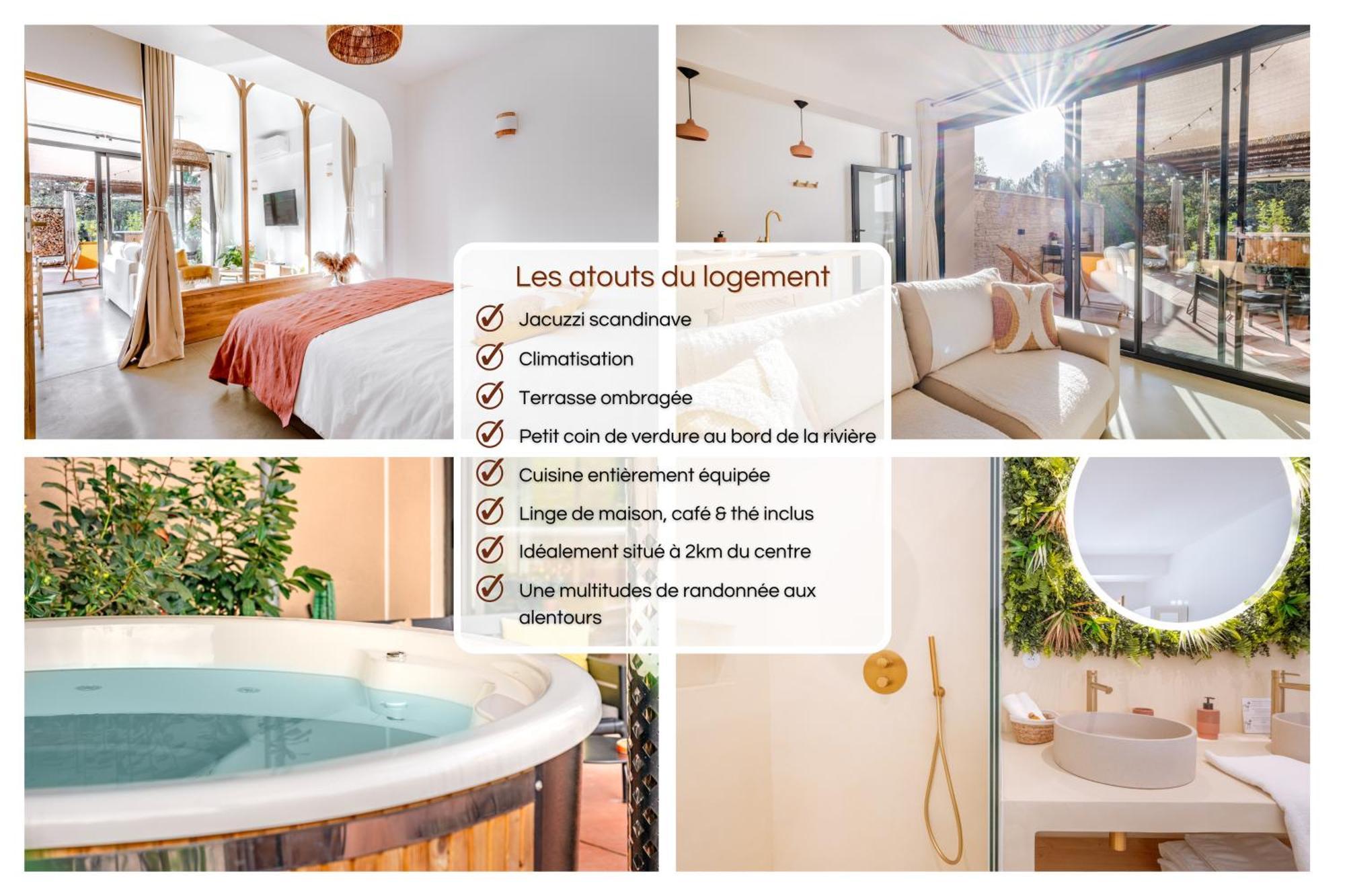 Hermes - Appartement Avec Jacuzzi Scandinave Nyons Exterior foto
